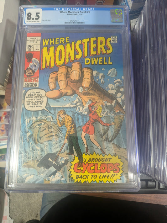 Where Monsters Dwell #1 - CGC 8.5