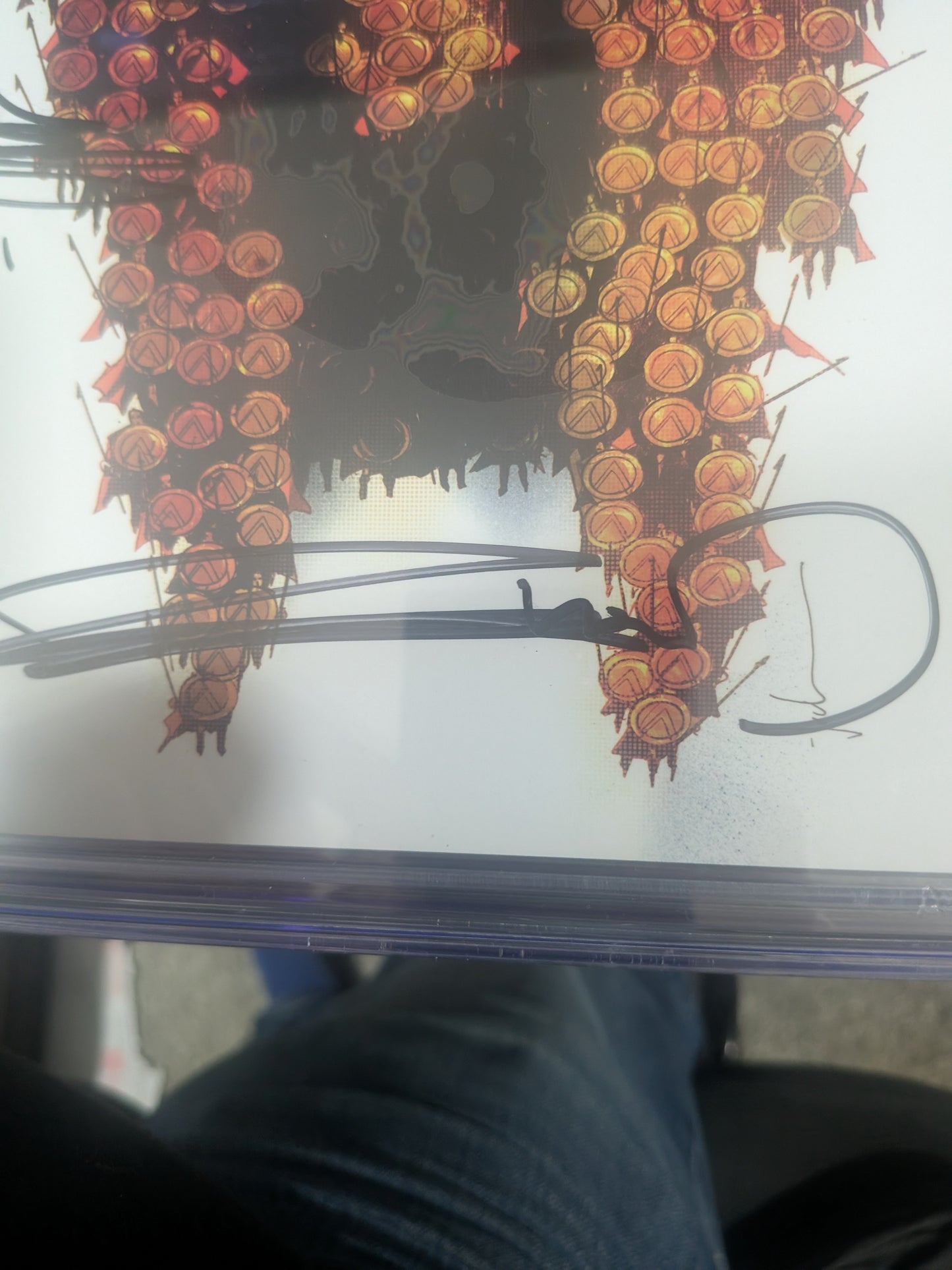 300 #1 - 25th Anniversary NYCC Special Edition Virgin Variant - Signed by Jock and Frank Miller - CGC 9.6