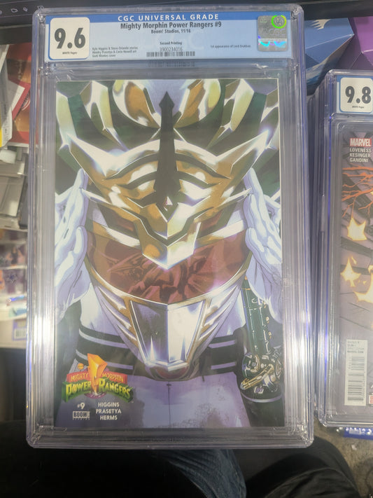 Mighty Morphin Power Rangers #9 - Second Printing - CGC 9.6