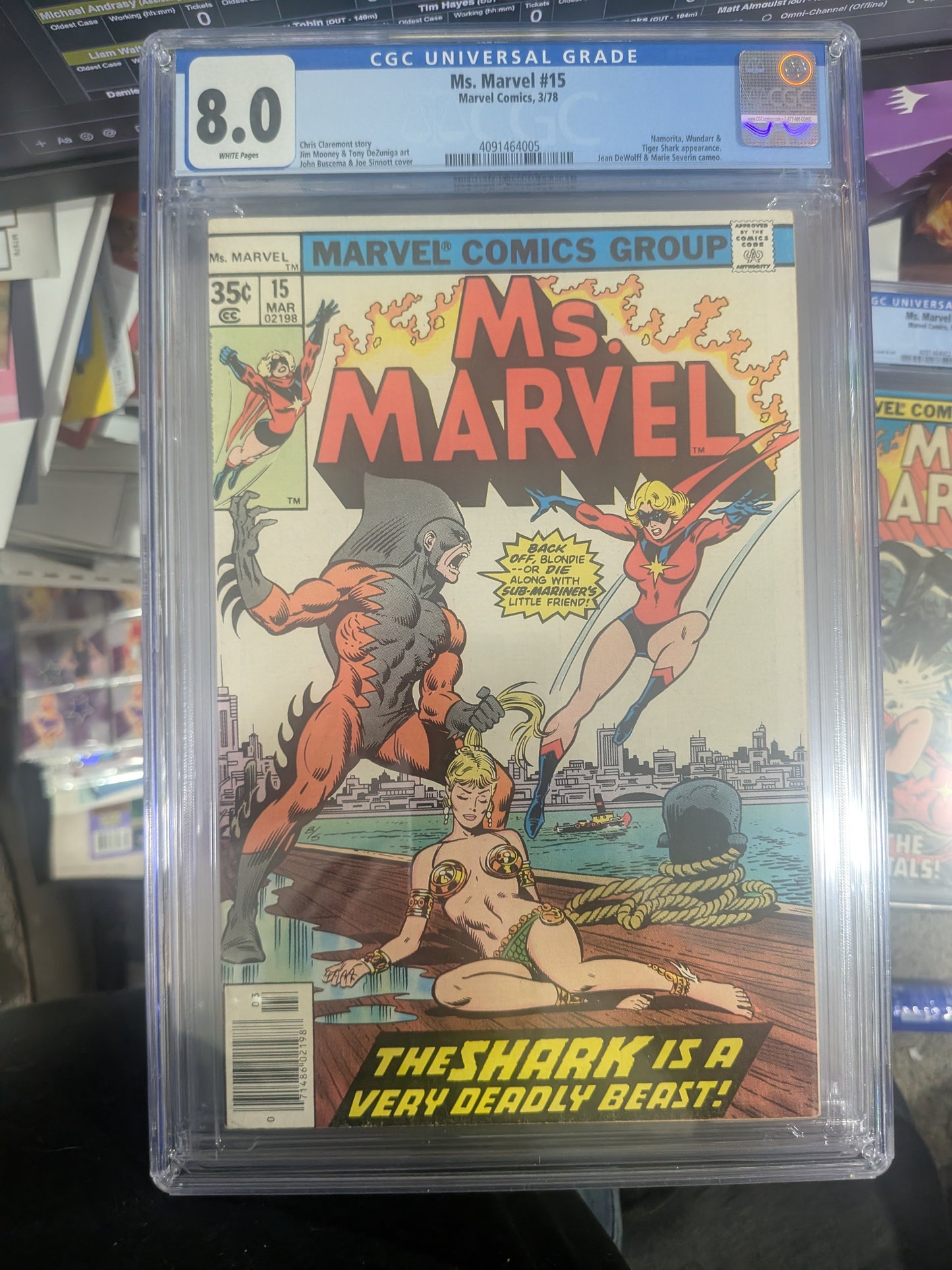 Ms. Marvel #15 (Newsstand) - CGC 8.0