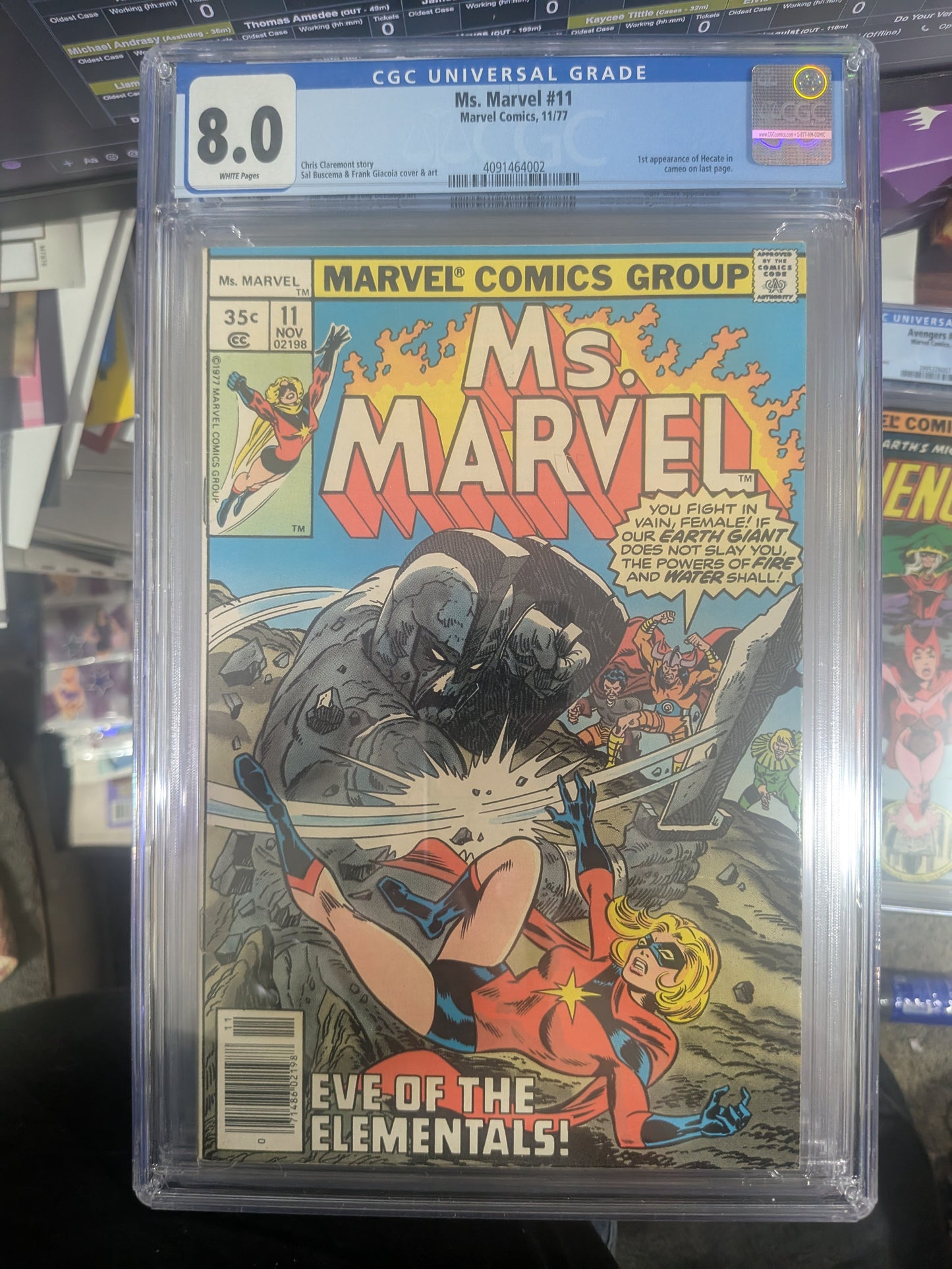 Ms. Marvel #11 (Newsstand) - CGC 8.0