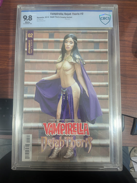 Vampirella / Dejah Thoris #2 - Dejah Thoris Cosplay Variant - CBCS 9.8
