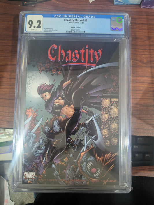 Chastity Rocked #1 - Variant C - CGC 9.2