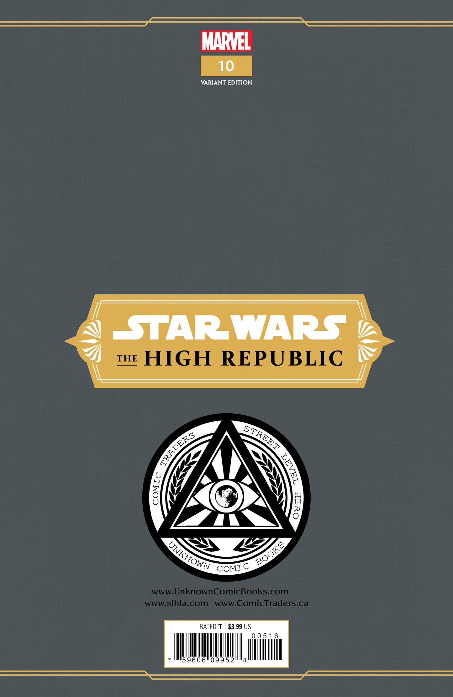 Star Wars High Republic #10 Unknown Comics Marco Turini Exclusive Virgin Var (10/20/2021)