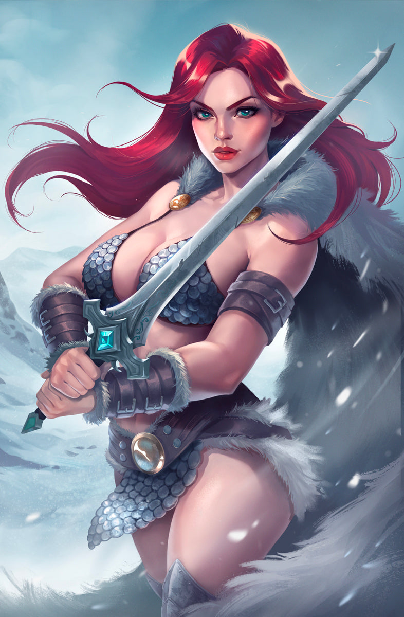 RED SONJA #17 - TOFUSENSHI VIRGIN VARIANT KNIGHT OF COMICS EXCLUSIVE LTD 500
