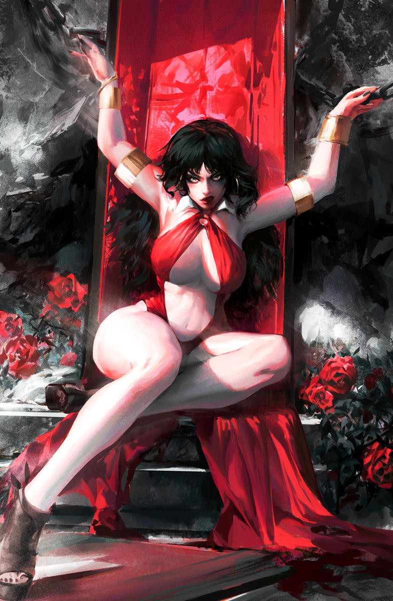 VAMPIRELLA #673 - ANTON OXENUK COVER A VIRGIN VARIANT KNIGHT OF COMICS EXCLUSIVE LTD 300