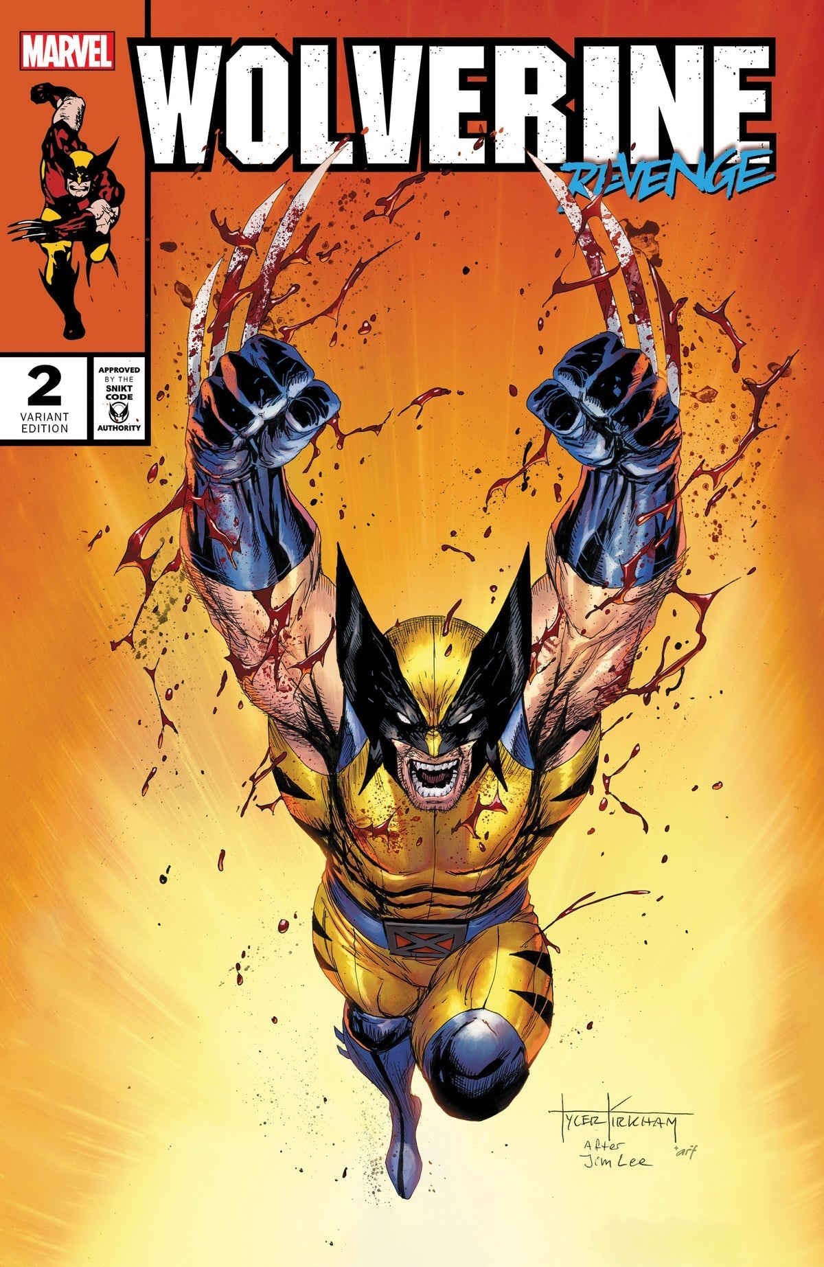 [Signed by Hickman] Wolverine: Revenge - Red Band #2 Unknown Comics Kirkham Exclusive Var Explicit Content [INST]