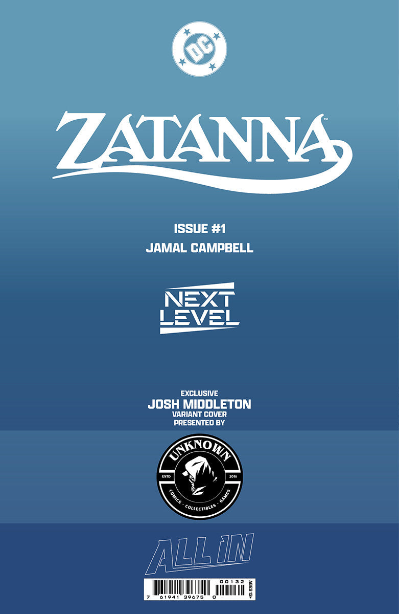 [FOIL] ZATANNA #1 JOSH MIDDLETON EXCLUSIVE VIRGIN VAR (04/29/2026)