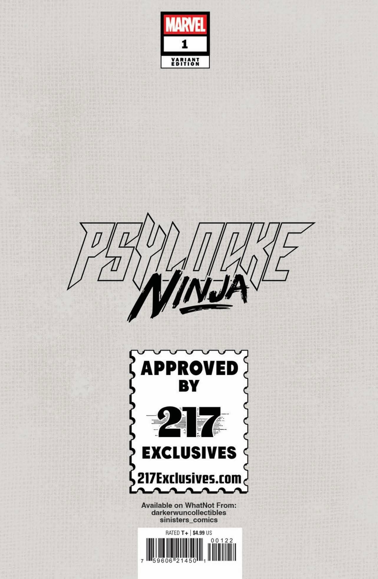 Psylocke: Ninja #1 Joseph Michael Lisner Exclusive Virgin Var (01/21/2026)