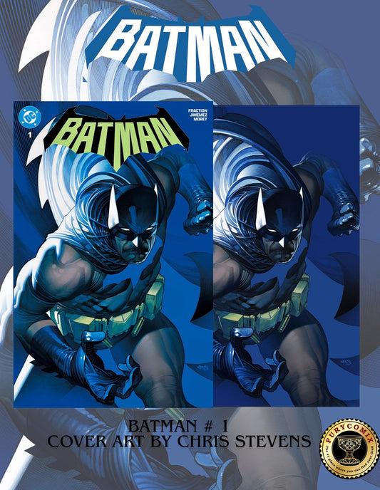 BATMAN # 1 CHRIS STEVENS EXCLUSIVE SET