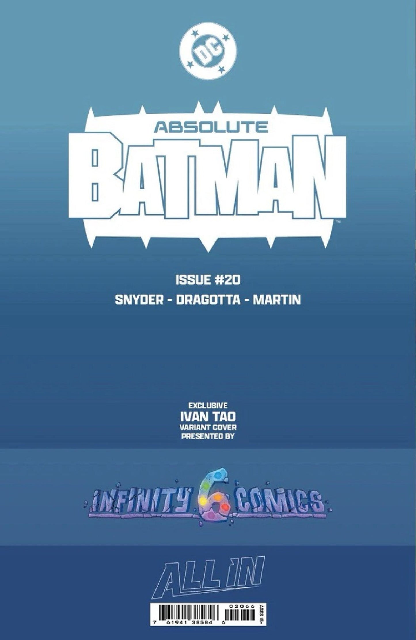 [FOIL] ABSOLUTE BATMAN #20 IVAN TAO EXCLUSIVE VIRGIN VAR (06/03/2026)