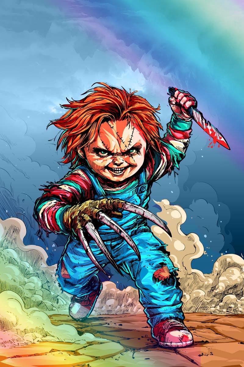 Birth of a Slasher #1 Avoltha Color Foil Virgin Variant LTD 25