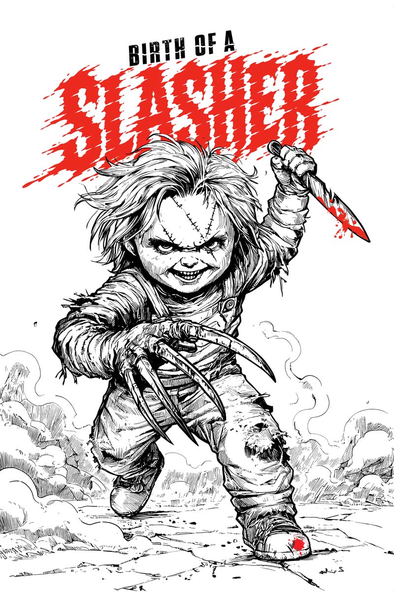 Birth of a Slasher #1 Avoltha Sketch Trade Variant LTD 60