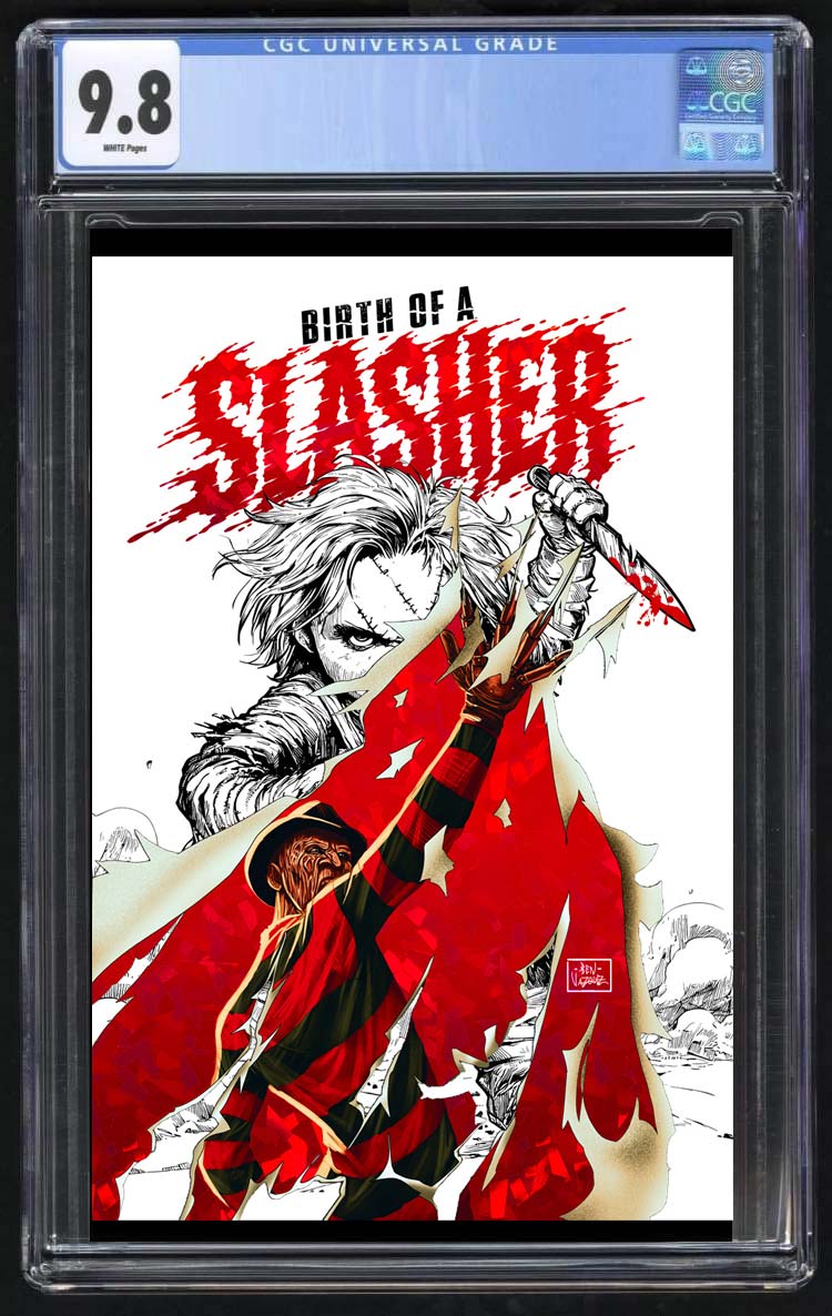 Birth of a Slasher #1 Avoltha & Ben Vazquez Crack Ice Spot Foil Variant LTD 20