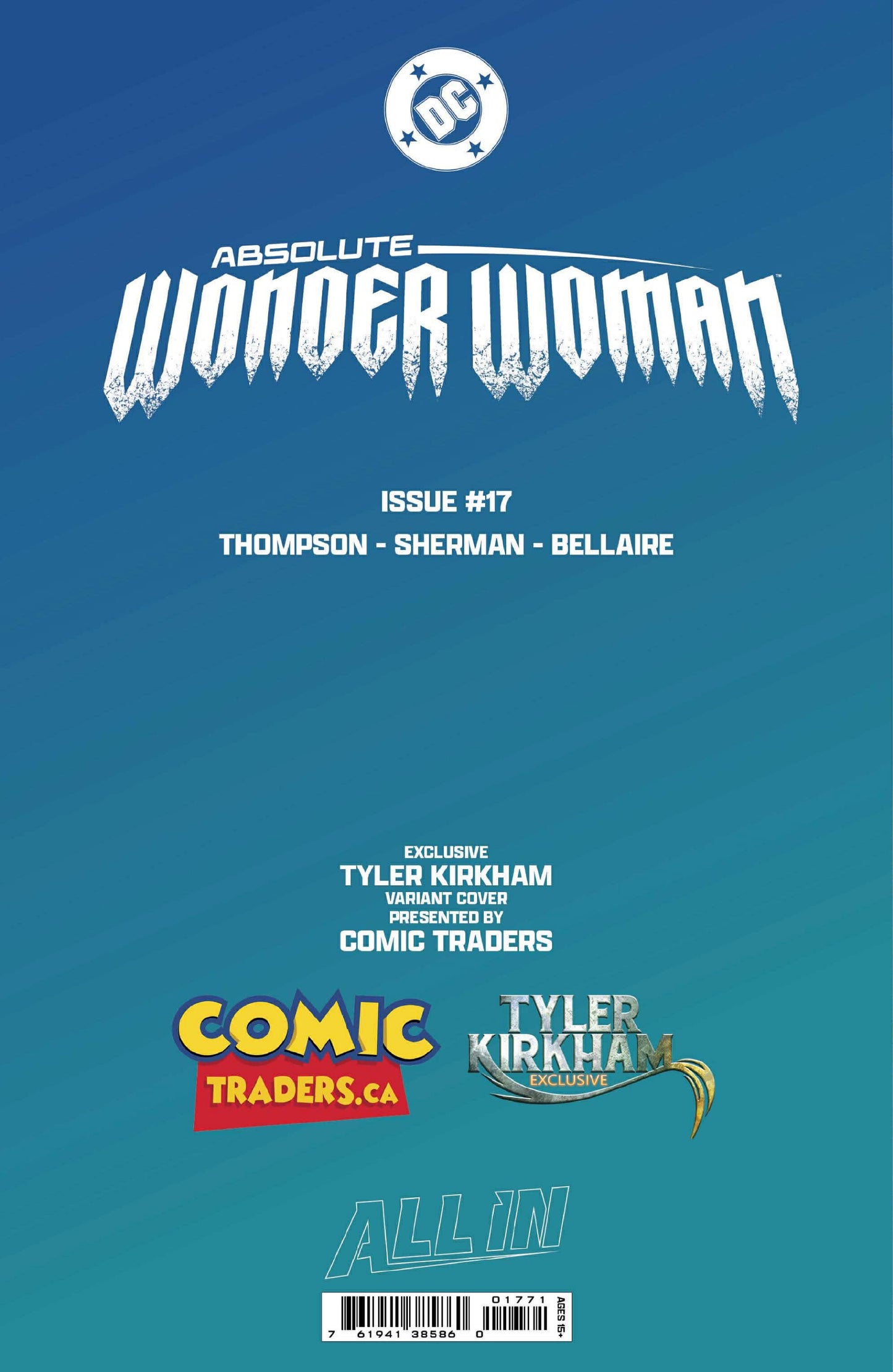 [FOIL] ABSOLUTE WONDER WOMAN #17 TYLER KIRKHAM Megacon 2026 EXCLUSIVE VIRGIN VAR (02/25/2026)
