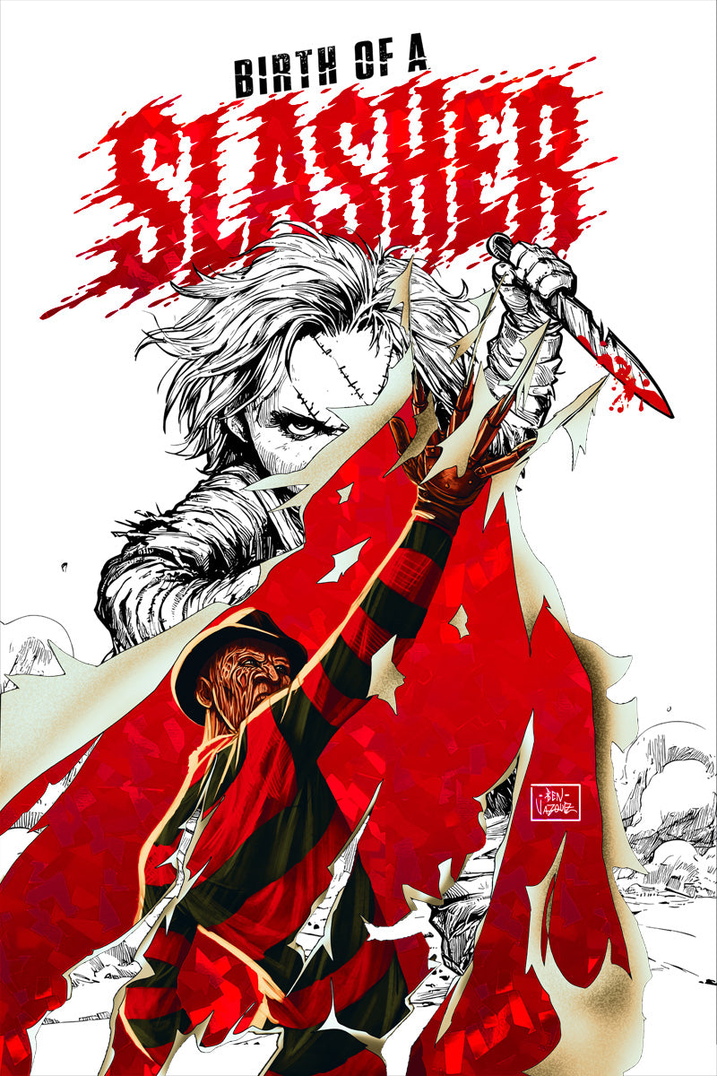 Birth of a Slasher #1 Avoltha & Ben Vazquez Crack Ice Spot Foil Variant LTD 20