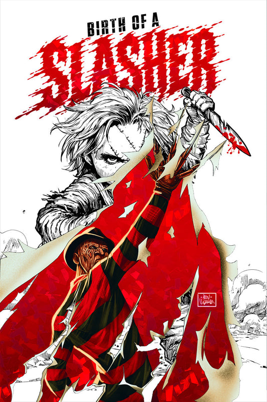 Birth of a Slasher #1 Avoltha & Ben Vazquez Crack Ice Spot Foil Variant LTD 20
