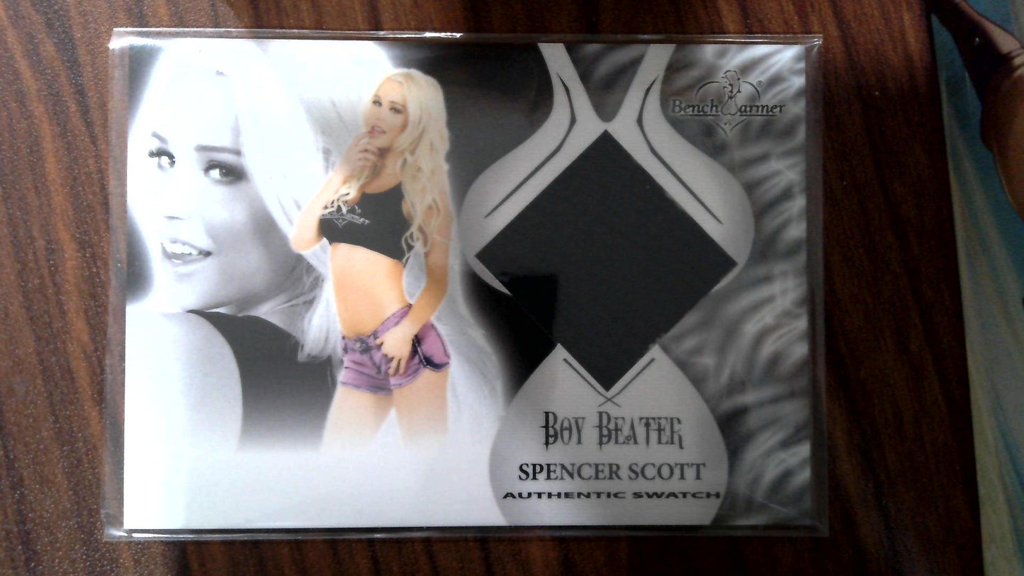 2014 Bench Warmer Boy Beater - Spencer Scott Swatch/Patch Card