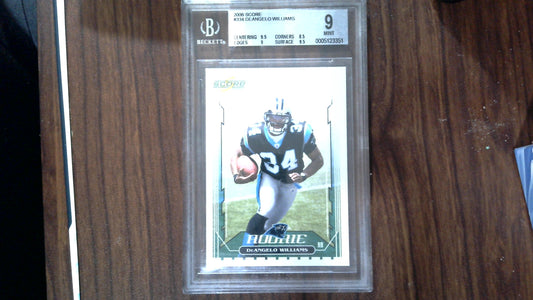 2006 Score - Deangelo Williams - #334 - BGS 9