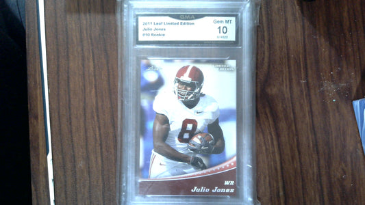 2011 Leaf Limited Edition - Julio Jones -  #10 - Rookie Card - GMA 10