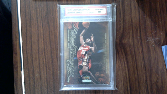 2003/04 Upper Deck Redemption - Lebron James - #50 - 1st Graded 10