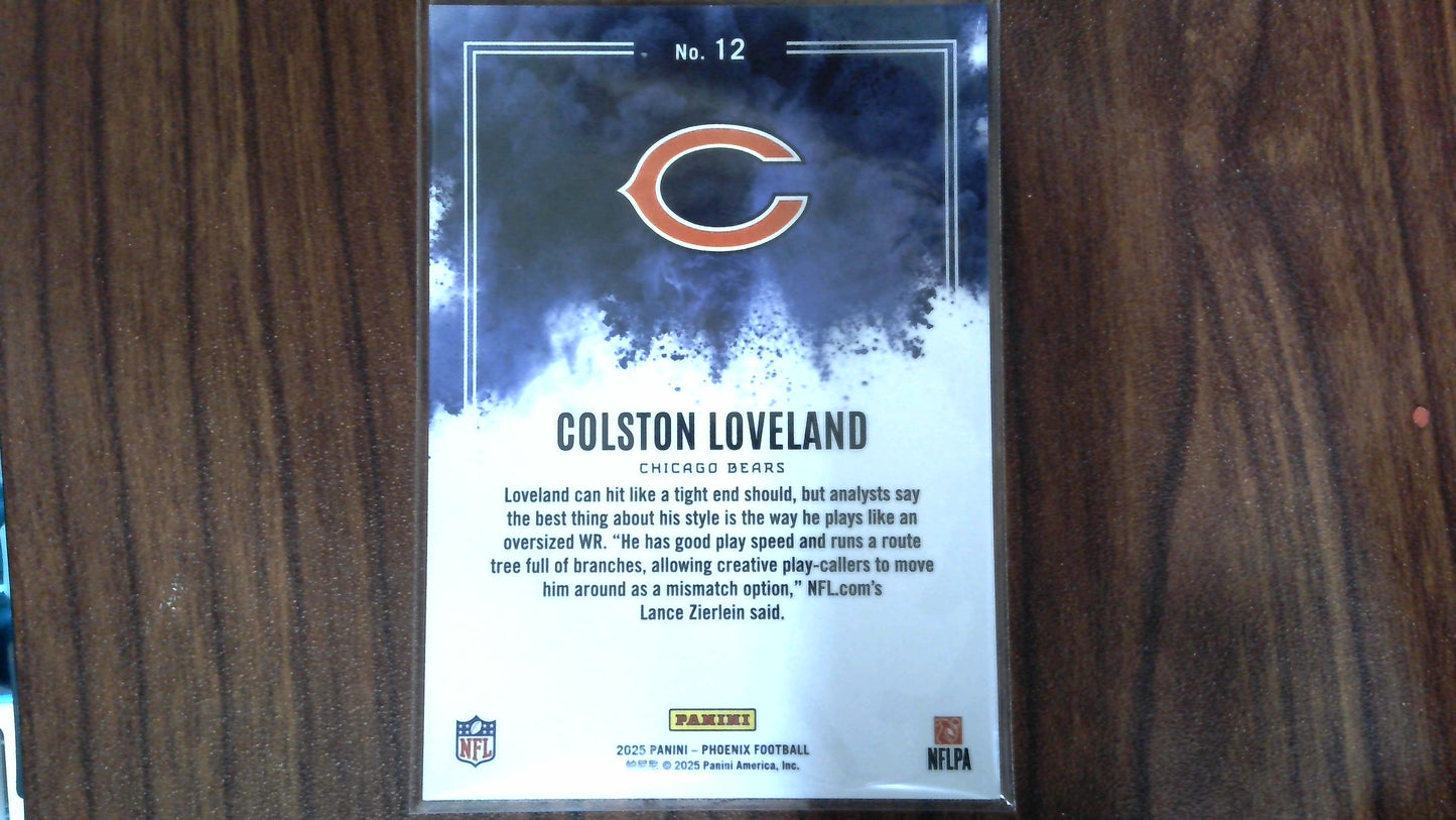 2025 Panini Phoenix - Colston Loveland #12 - Rookie - Color Burst SSP