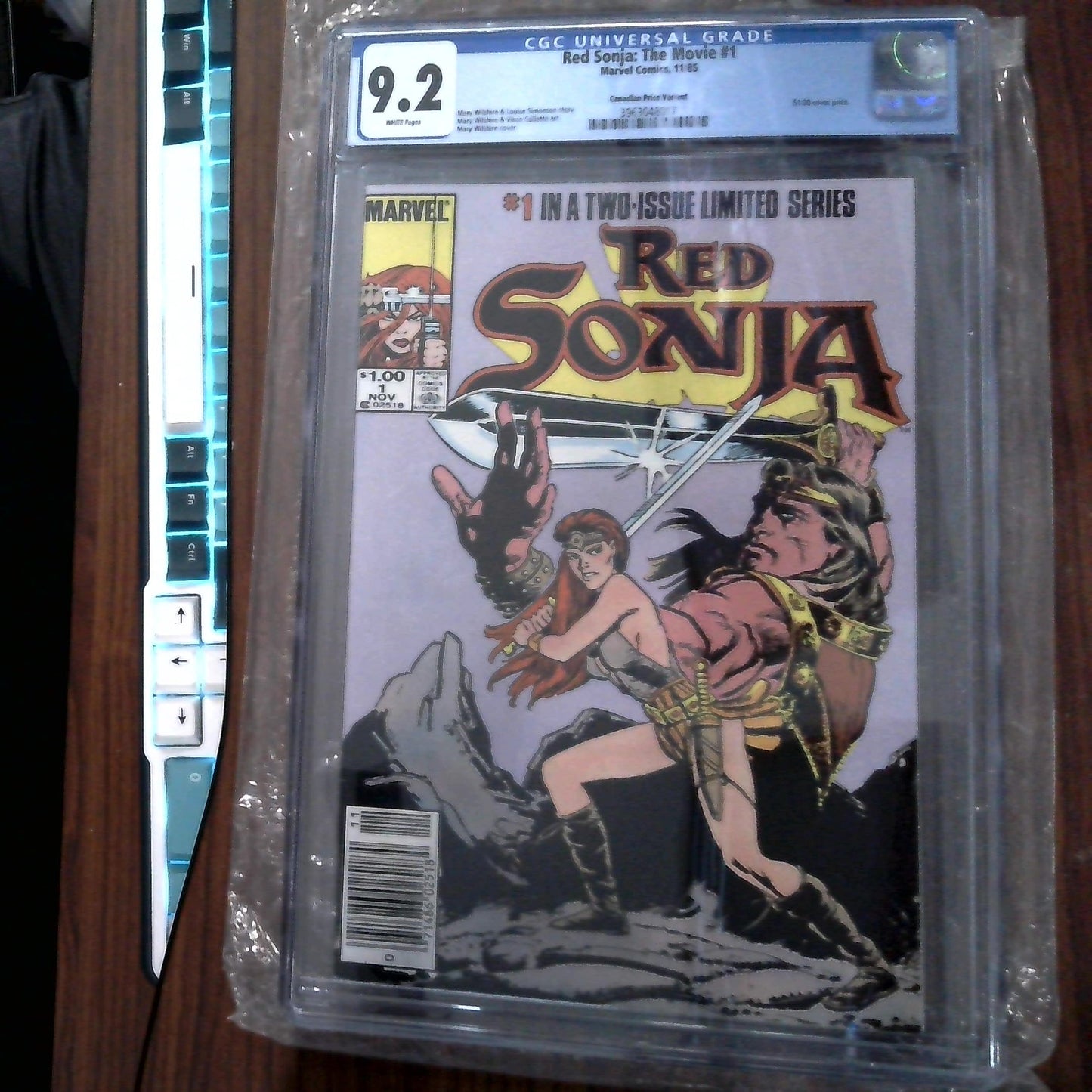 Red Sonja: The Movie #1 - Canadian Price Variant - CGC 9.2
