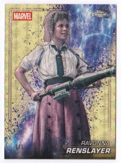 2025 Marvel Studios Ravonna Renslayer Superfractor 1/1 Topps Chrome LOKI TVA