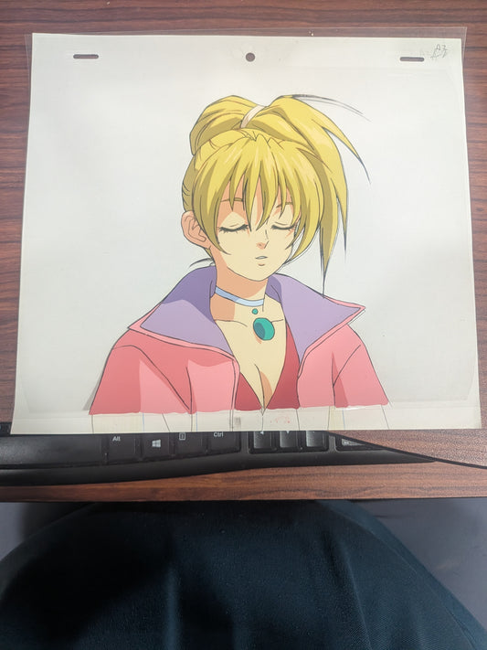 Nessa No Haou Gandalla - Emma Blanton Anime cel and drawing