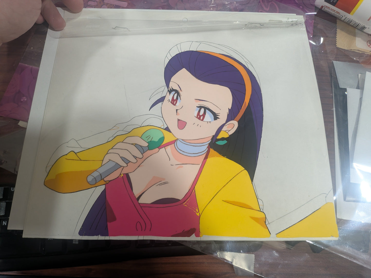 Cho Kuse ni Nariso (I'll Make a Habit of It) - Momoko Priscilla cel (Set of 2 and drawing)