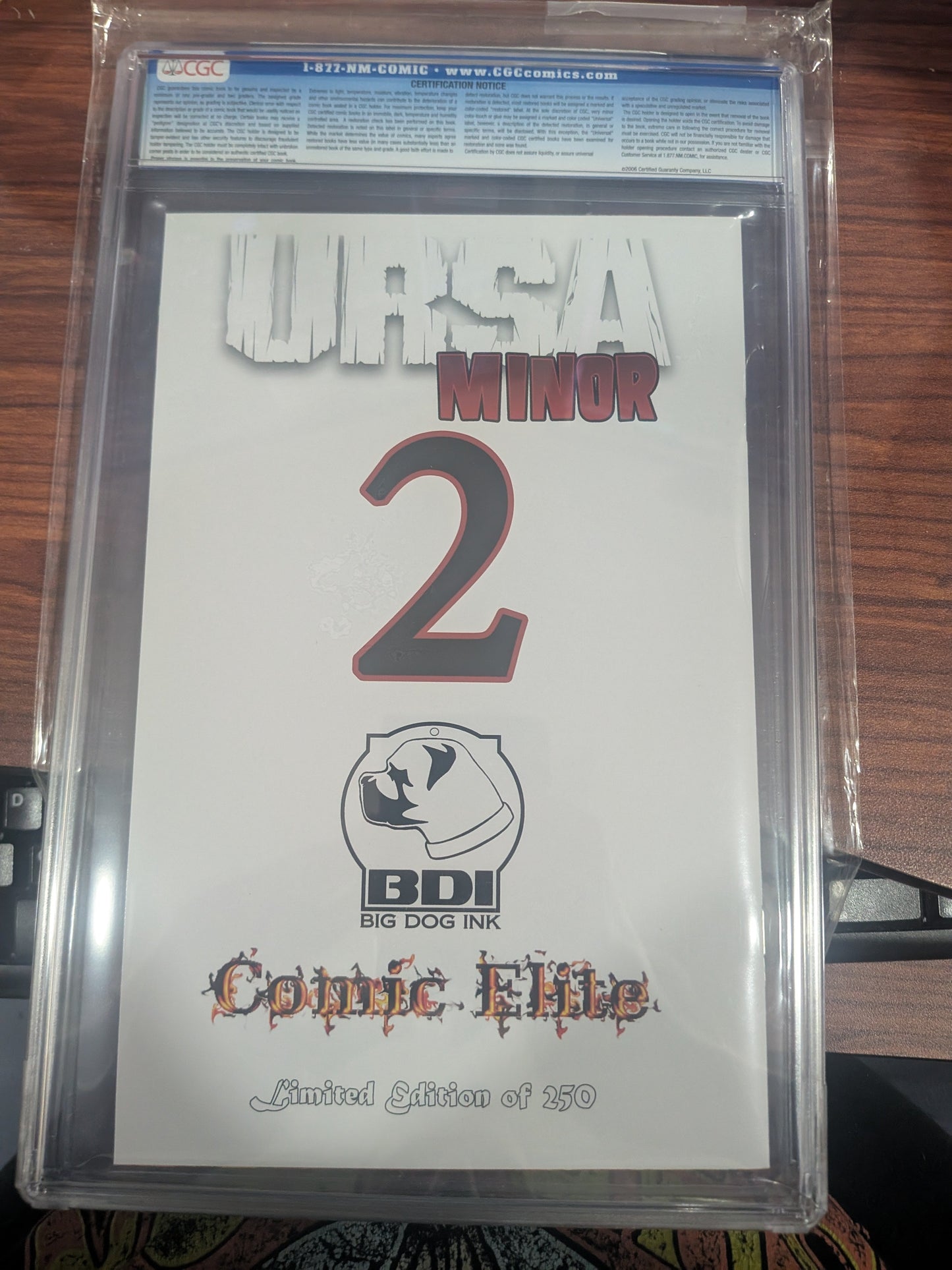 Ursa Minor #v2 #2 - Comic Elite "Nice" Edition /250 - CGC 9.8