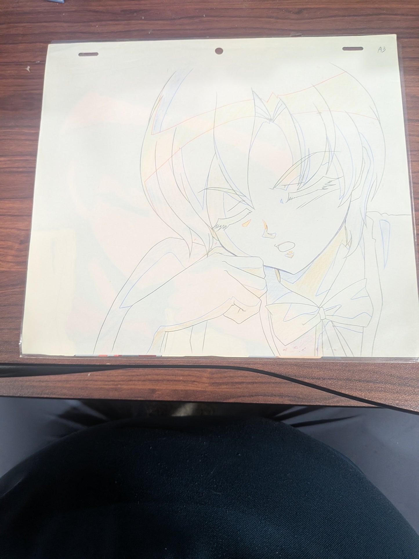 I'm Gonna Be an Angel! - Natsumi Suzuhara Anime cel and drawing
