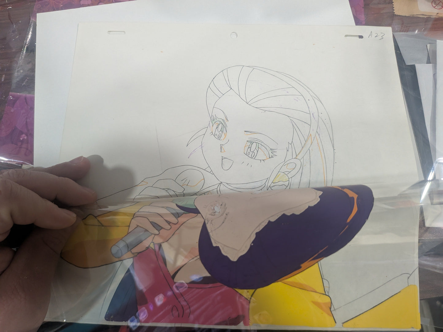 Cho Kuse ni Nariso (I'll Make a Habit of It) - Momoko Priscilla cel (Set of 2 and drawing)