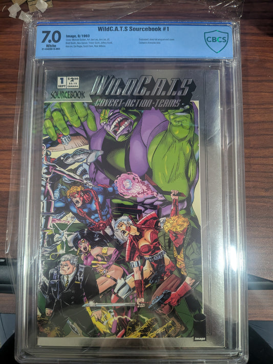 WildC.A.T.S. Sourcebook #1 - Silver Wraparound - CBCS 7.0