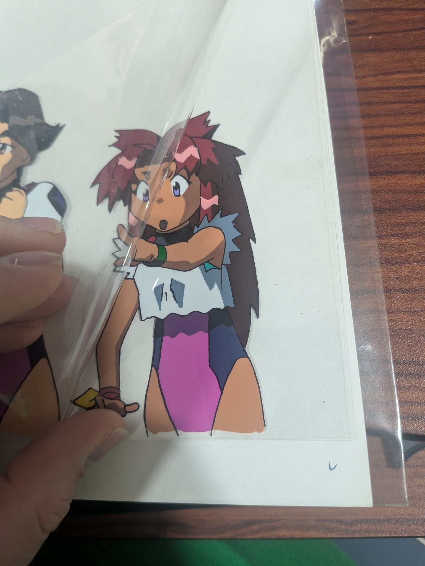 Battle Athletes - Ling Pha Wong, Ichino Yanagida, Tanya Natipitaddo Anime Cel (x3)