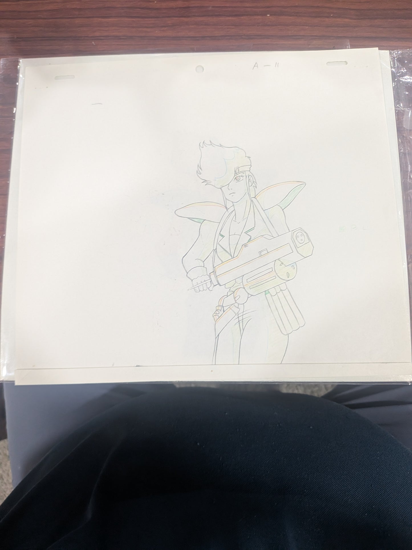 Gall Force - Score (Lufy) - Anime Cel and drawing