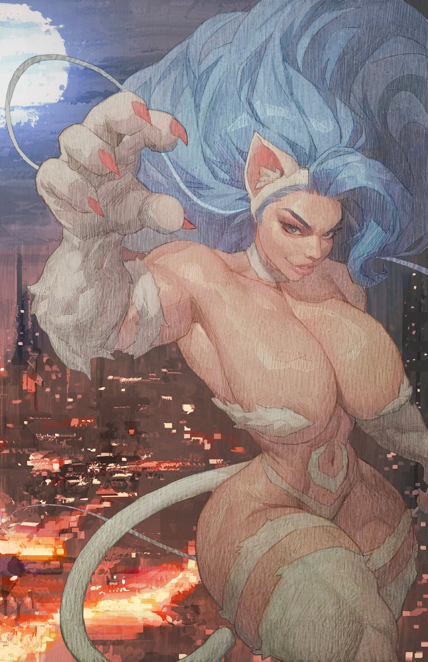 STREET FIGHTER X DARKSTALKERS: HUNTER KILLERS #1 - ICKPOT COVER B VIRGIN VARIANT KNIGHT OF COMICS MEGACON 2026 EXCLUSIVE LTD 500