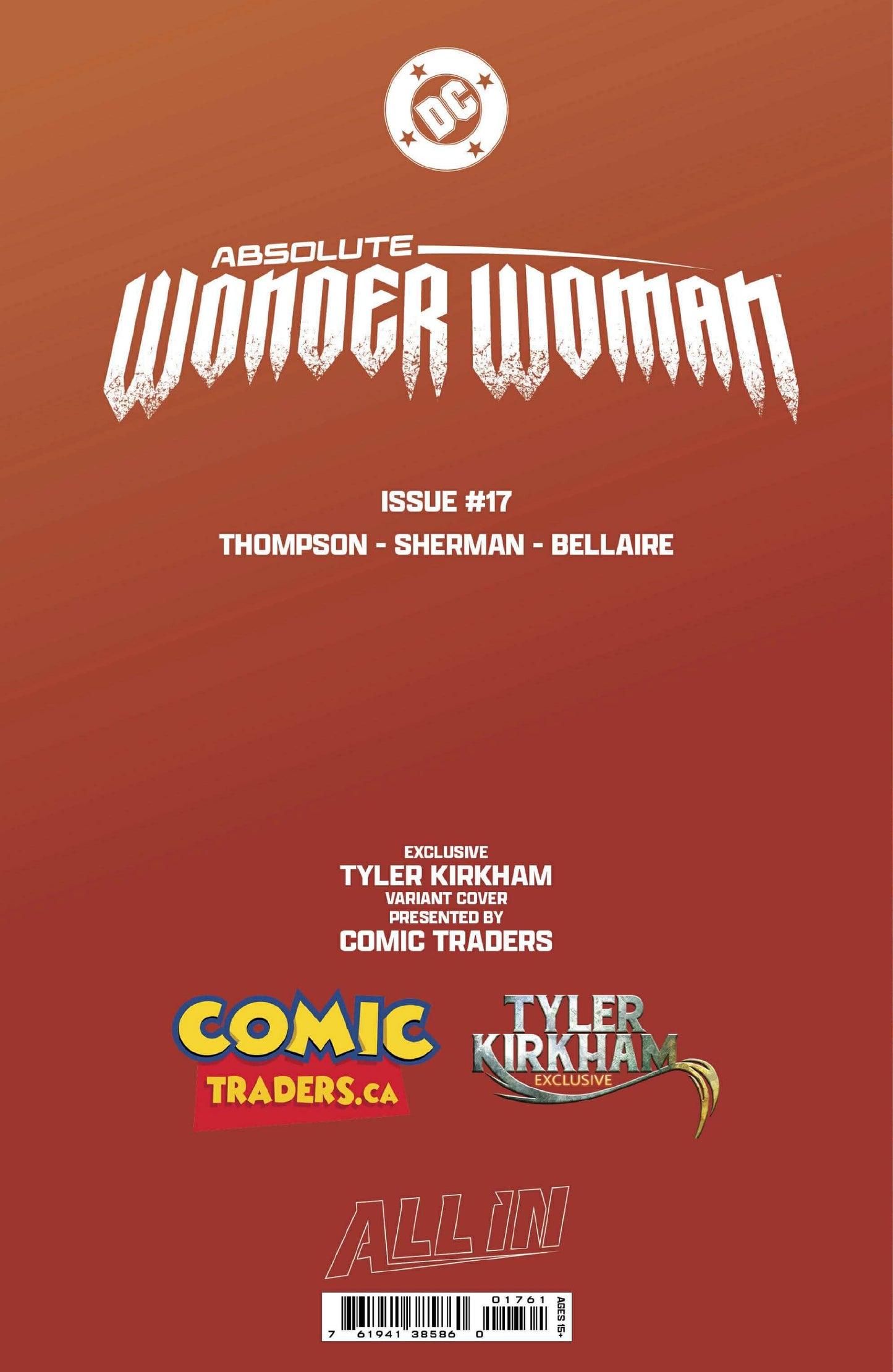 ABSOLUTE WONDER WOMAN #17 TYLER KIRKHAM Megacon 2026 EXCLUSIVE VIRGIN VAR (02/25/2026)